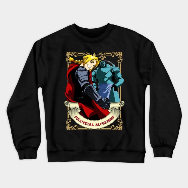 Fullmetal alchemist - Edward and Alphones Crewneck Sweatshirt by mounier